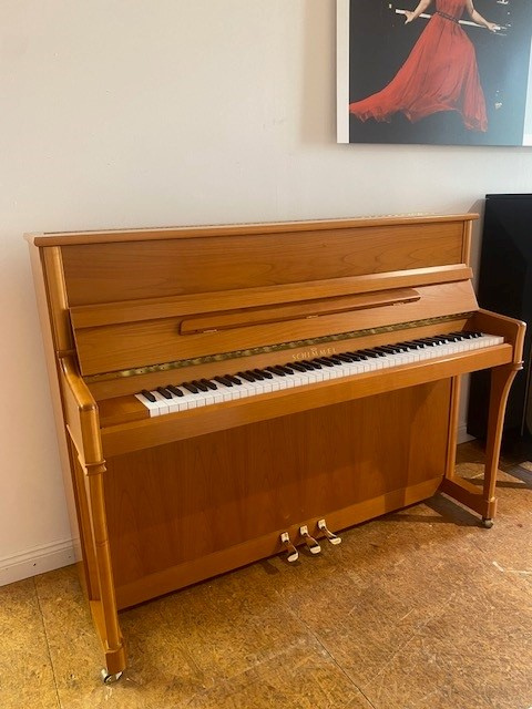 Schimmel Klavier 114 K kirsche satiniert gebraucht Instrument 1994 mit 5 Jahren garantie